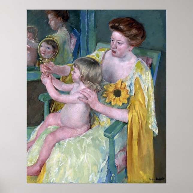 Póster Cassatt - Madre y Niño 2 (Frente)
