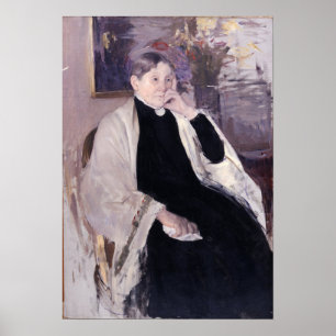 Póster Cassatt - Mrs. Robert S. Cassatt Artist's Mother