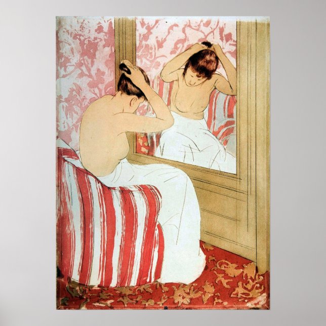 Póster Cassatt - Peinado (Frente)
