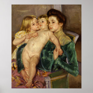 Póster Cassatt - The Caress
