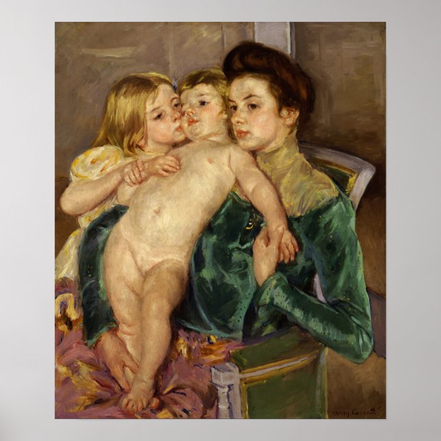 Póster Cassatt - The Caress (Frente)