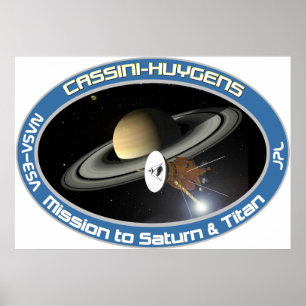PÓSTER CASSINI - HUYGENS