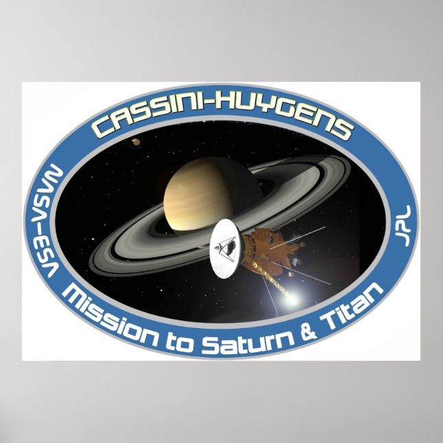 PÓSTER CASSINI - HUYGENS (Frente)