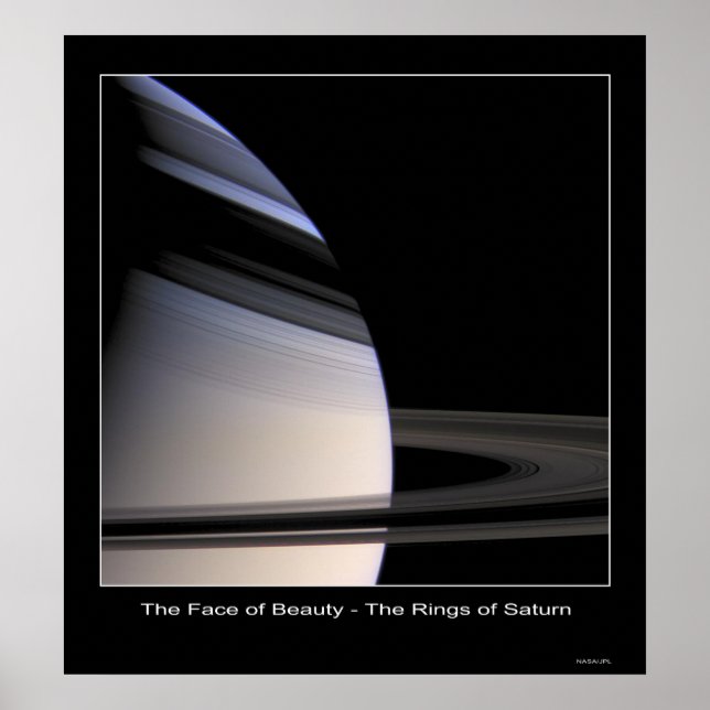 Póster CassiniMission-Face0fBeauty-Saturn (Frente)