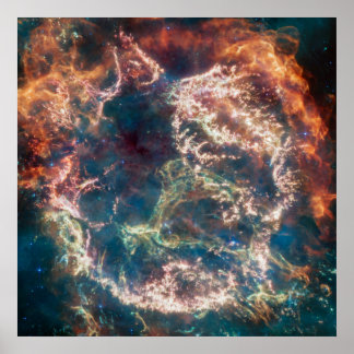 Póster Cassiopeia A.