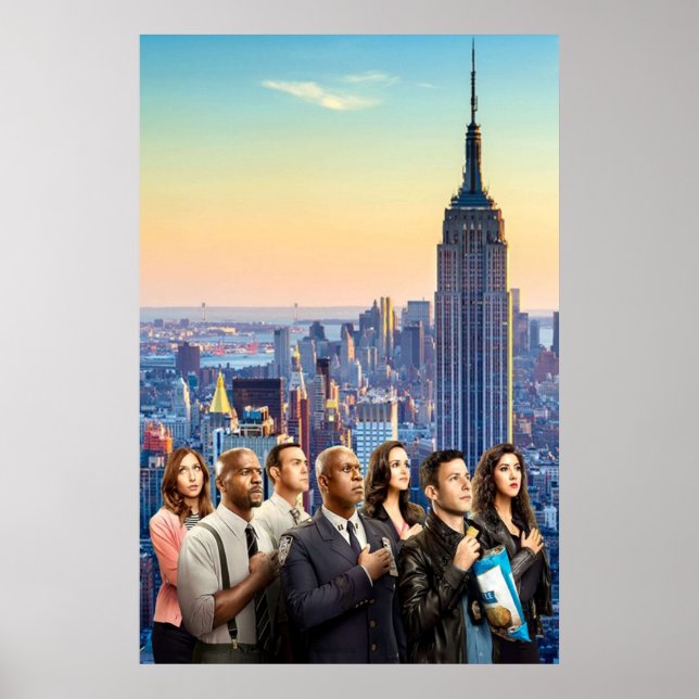 Póster Cast de Brooklyn 99 (Frente)