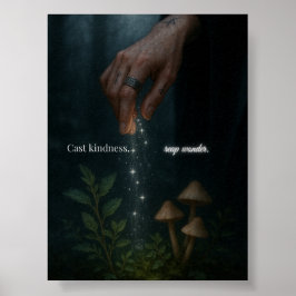 Póster Cast Kindness Reap Wonder Uplifting Motivational