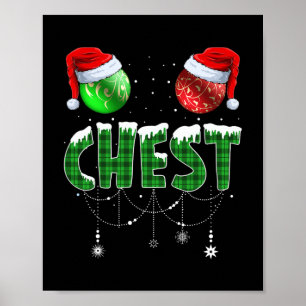 Póster castañas casadas familia graciosa de las nueces de