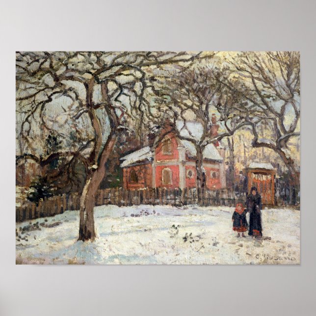 Póster Castaños de Louveciennes, c.1871-2 (Frente)