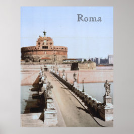 Póster Castel Sant'Angelo, Roma (1900)