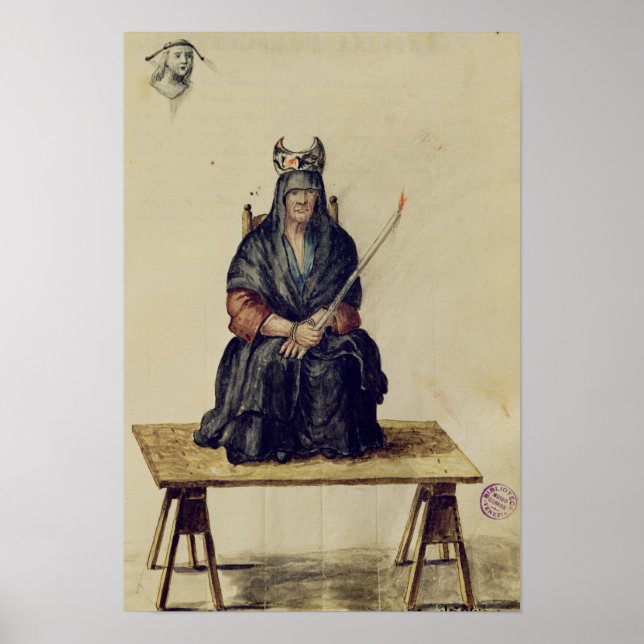 Póster Castigo de una hechicería (Frente)