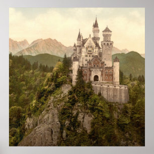 Póster Castillo alemán Neuschwanstein