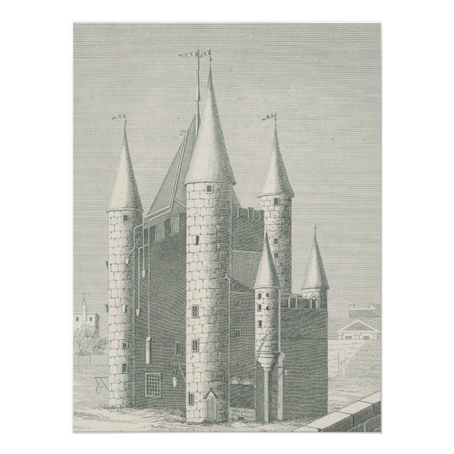 Póster Castillo antiguo de Alemania (Anverso)