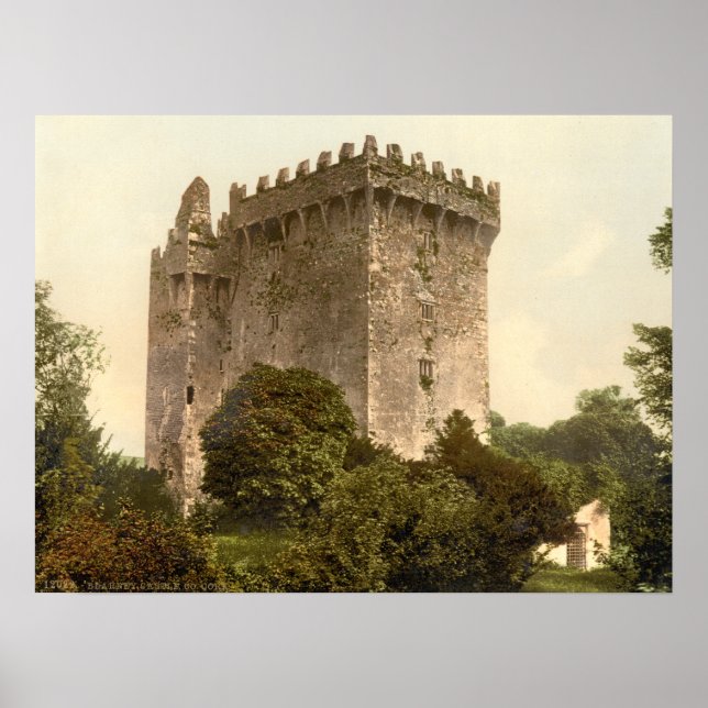 Póster Castillo Blarney, Condado de Cork (Frente)