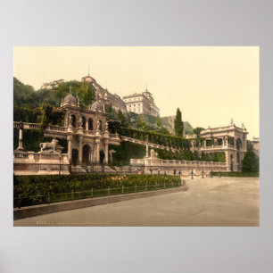 Póster Castillo Buda, Budapest, Hungría