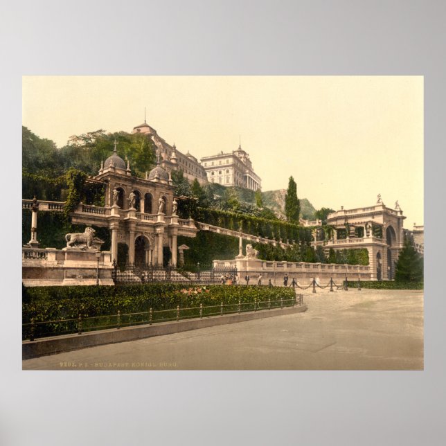 Póster Castillo Buda, Budapest, Hungría (Frente)