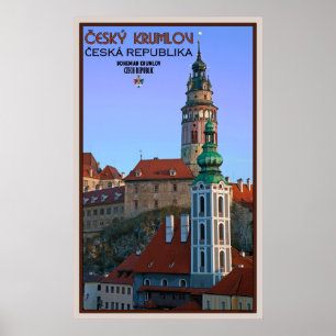 Póster Castillo Cesky Krumlov