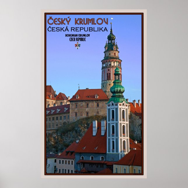 Póster Castillo Cesky Krumlov (Frente)