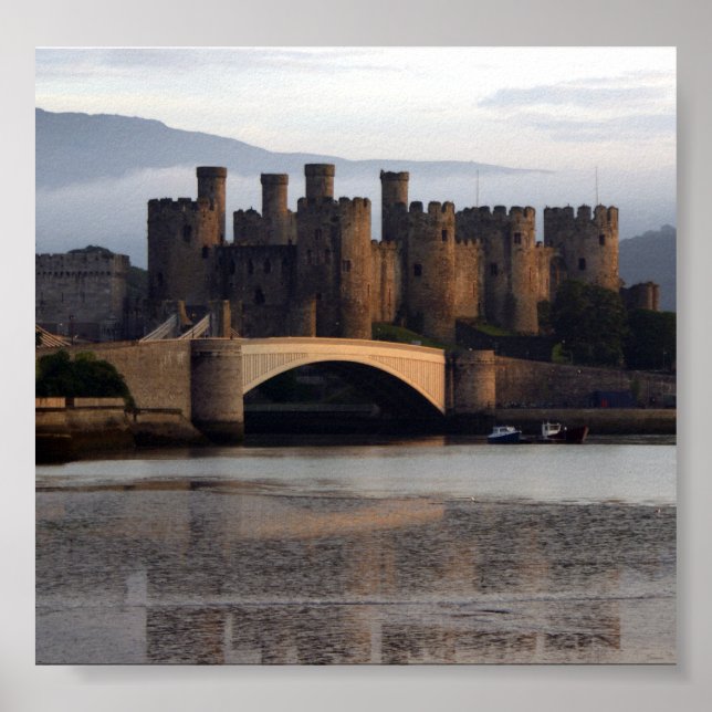 Póster Castillo Conwy North Wales (Frente)