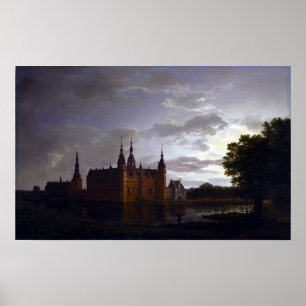 Póster Castillo cristiano de Johan Claussen Dahl