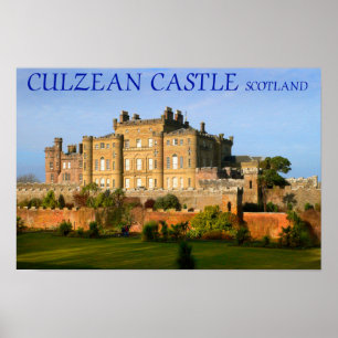 Póster castillo culzean Escocia
