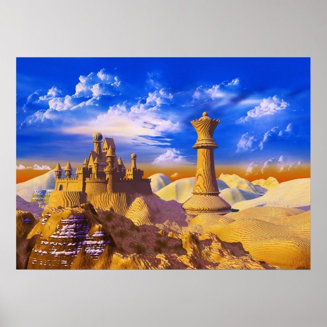 Póster Castillo de ajedrez (Frente)