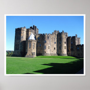 Póster Castillo de Alnwick, Northumberland, Inglaterra