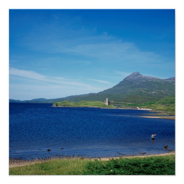 Póster Castillo de Ardvreck (Anverso)