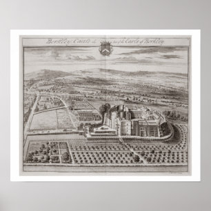 Póster Castillo de Berkeley, sede del Conde de Berkeley (