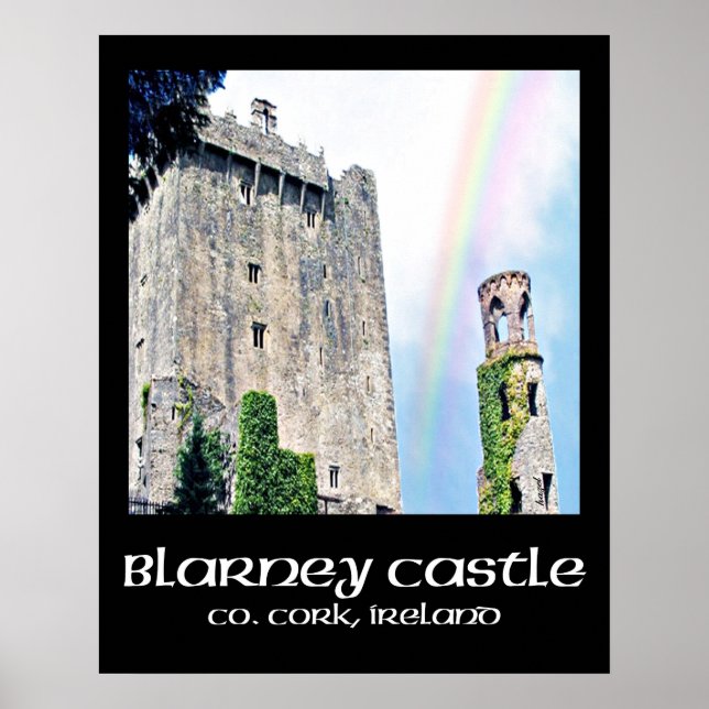 Póster Castillo de Blarney, Irlanda. Irlandés, Poster, re (Frente)