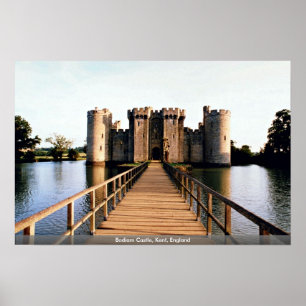 Póster Castillo de Bodiam, Kent, Inglaterra