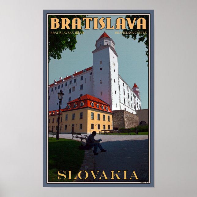 Póster Castillo de Bratislava (Frente)