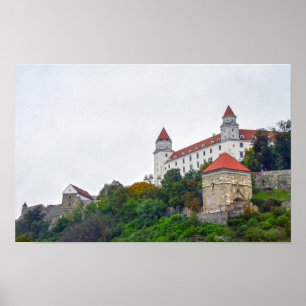 Póster Castillo de Bratislava, Eslovaquia