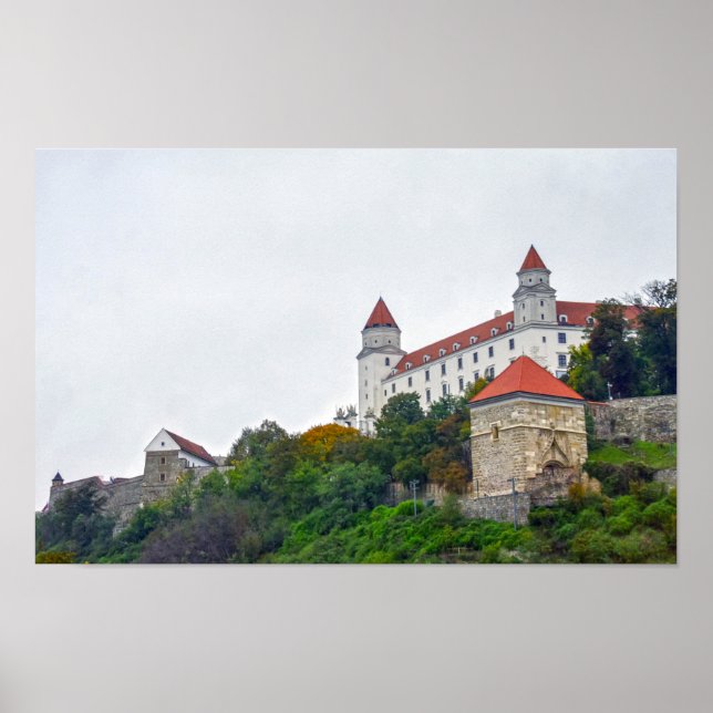 Póster Castillo de Bratislava, Eslovaquia (Frente)