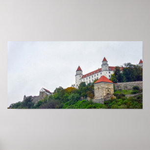 Póster Castillo de Bratislava, Eslovaquia