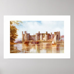 Póster Castillo de Caernarfon, Gales