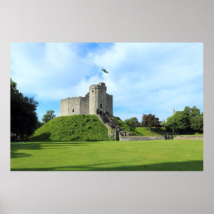 Póster Castillo de Cardiff