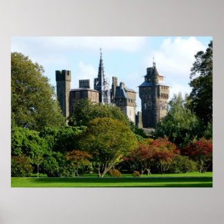 Póster Castillo de Cardiff II