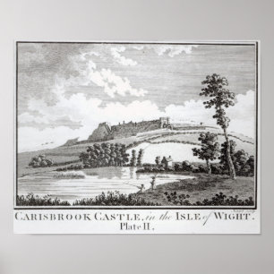 Póster Castillo de Carisbrook, en la isla del Wight