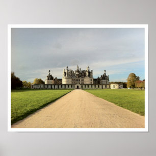 Póster Castillo de Chambord, Francia