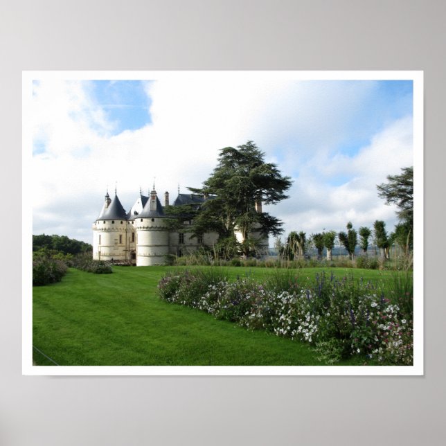 Póster Castillo de Chaumont-sur-Loire, Francia (Frente)