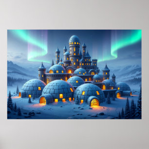 Póster Castillo de Corazón de Invierno