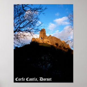 Póster Castillo de Corfe
