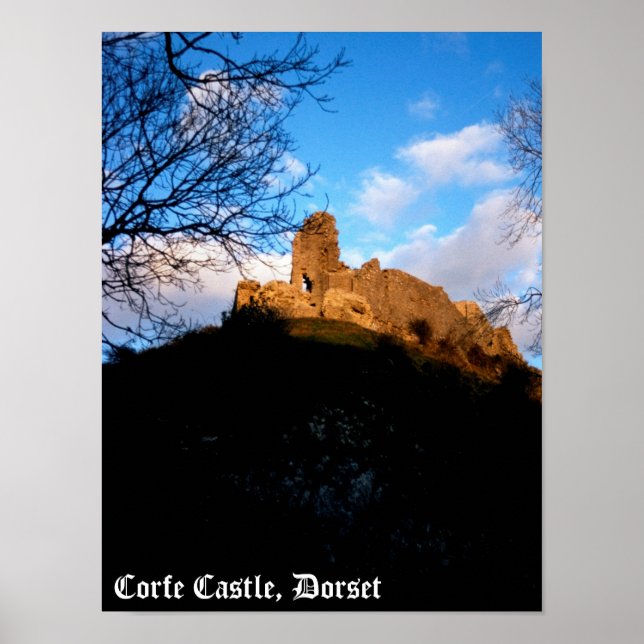 Póster Castillo de Corfe (Frente)