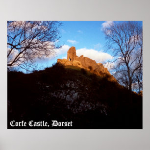 Póster Castillo de Corfe