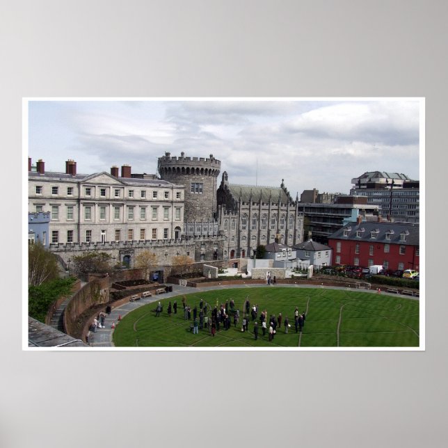 Póster Castillo de Dublín : Dublin City Ireland (Frente)