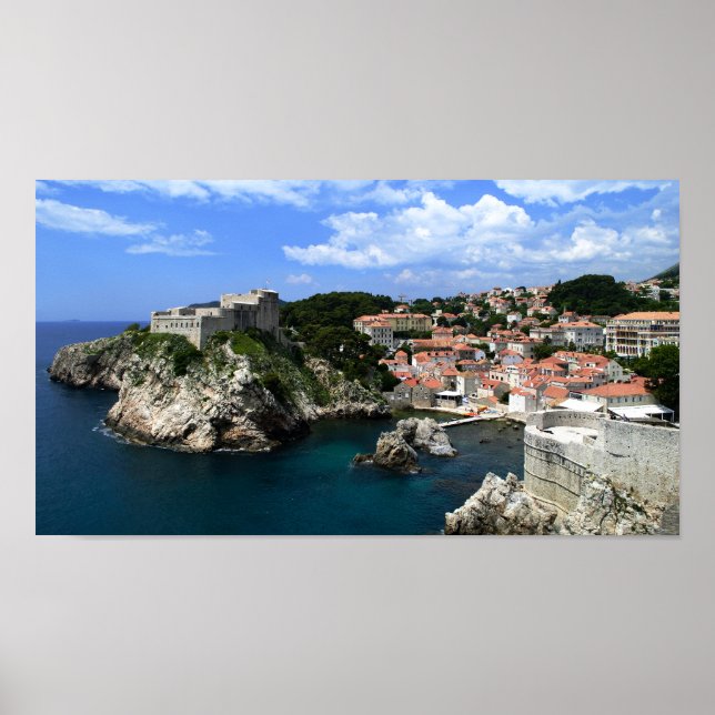 Póster Castillo de Dubrovnik (Frente)