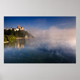 Póster Castillo de Dunajec (Zamek Niedzica) Pieniny, Polo