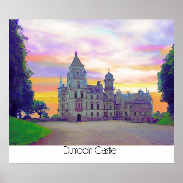 Póster Castillo de Dunrobin (Frente)