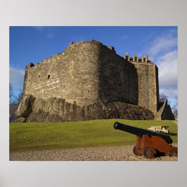 Póster Castillo de Dunstaffnage, Argyll y Bute, Escocia (Frente)